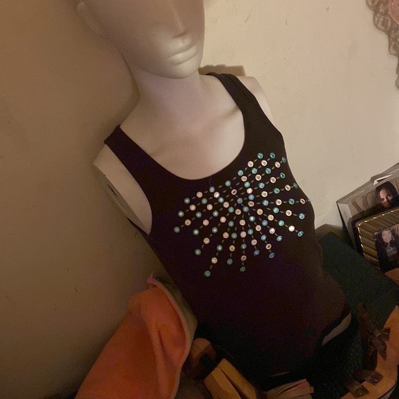 Tory Burch tank top shirt size small fits medium - Picture 3 of 16